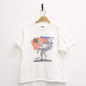 Vintage LA Dodgers Nomo the Tornado T Shirt Large